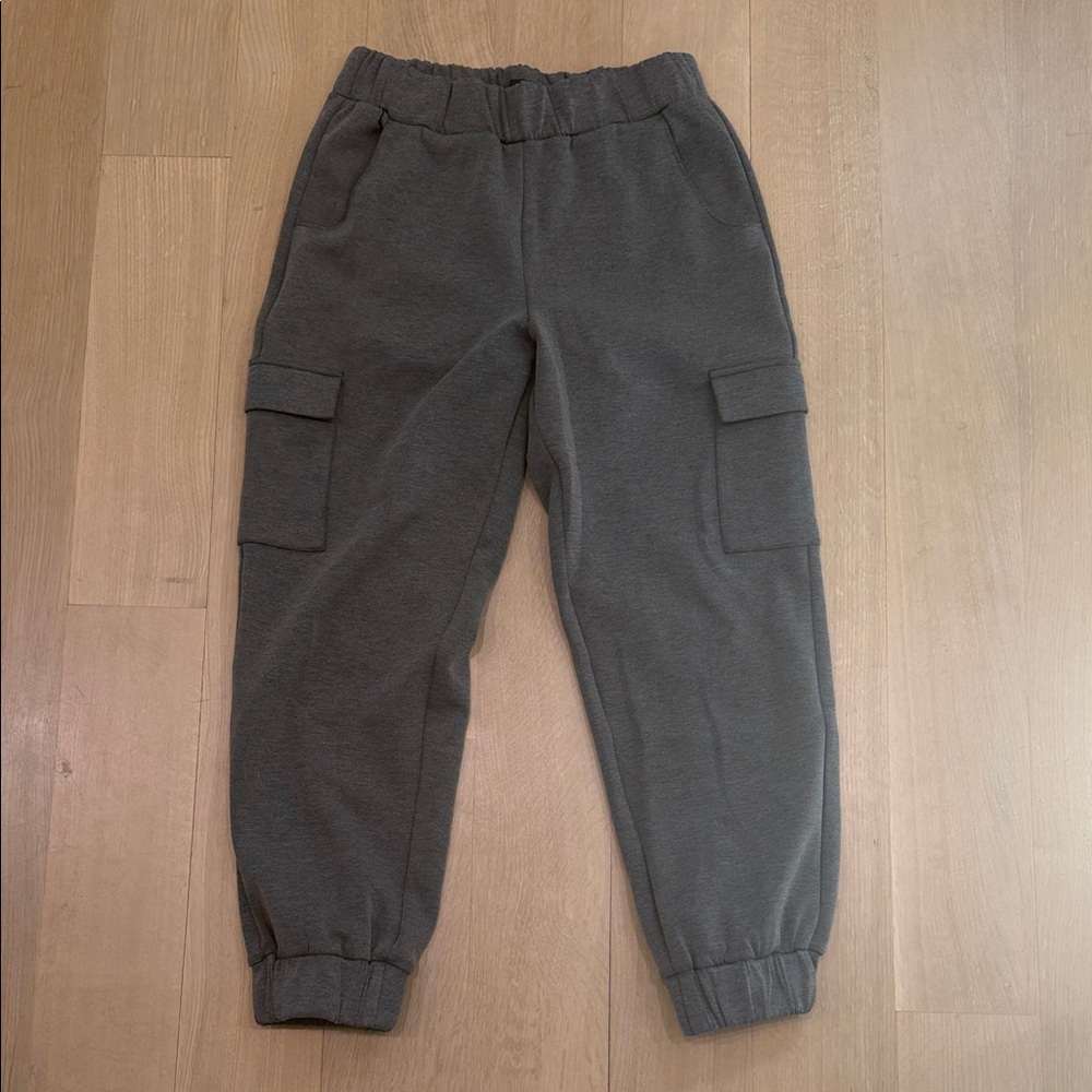 Express Gray Cargo Joggers